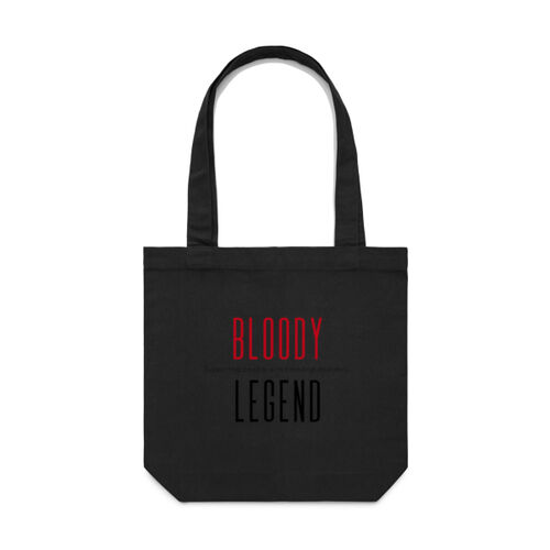 Bloody Legend Eco Friendly Tote Bag Thumbnail