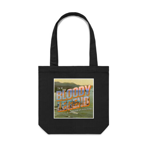 Bloody Legend Postcard Tote Thumbnail