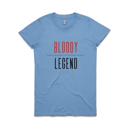 Bloody Legend Sandwiched Women's T-Shirt Thumbnail